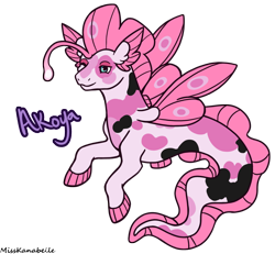 Size: 1950x1800 | Tagged: safe, artist:misskanabelle, derpibooru import, oc, oc only, pony, seapony (g4), angler seapony, fin wings, fins, male, one eye closed, simple background, smiling, solo, transparent background, wings