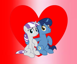 Size: 1280x1053 | Tagged: safe, artist:detailedatream1991, derpibooru import, night light, twilight velvet, pony, unicorn, female, male, mare, married couple, nightvelvet, shipping, stallion, straight