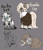 Size: 3429x4000 | Tagged: safe, artist:anonymous, oc, oc only, oc:arctic ink, oc:bundle up, pony, /mlp/, 4chan, chest fluff, clothes, coat markings, cuddles, cuddling, cute, duo, ear fluff, ears, female, filly, fluffy, gray background, lidded eyes, looking at you, looking back, looking back at you, mare, mother and child, mother and daughter, painting, parent and child, partial color, pelt, pigtails, prehensile tail, red nose, simple background, snowpony (species), socks (coat marking), taiga pony, unshorn fetlocks, yakutian horse