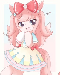 Size: 1618x2017 | Tagged: safe, artist:ginmaruxx, derpibooru import, pegasus, pony, agnes digital, anime, female, mare, ponified, solo, uma musume pretty derby