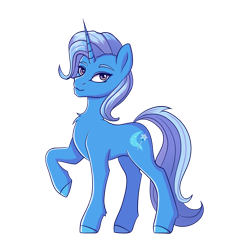 Size: 1922x2000 | Tagged: safe, artist:silverst, derpibooru import, trixie, pony, unicorn, alpha channel, chest fluff, cute, female, looking at you, simple background, smiling