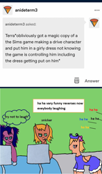 Size: 1112x1890 | Tagged: safe, artist:ask-luciavampire, derpibooru import, oc, earth pony, pegasus, pony, ask, ask-ponys-gamer-club, tumblr, video game