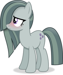 Size: 3758x4484 | Tagged: safe, artist:anime-equestria, derpibooru import, marble pie, earth pony, pony, blushing, cute, female, marblebetes, mare, simple background, solo, transparent background, vector