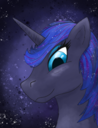 Size: 2535x3298 | Tagged: safe, artist:theenderrebel, derpibooru import, princess luna, alicorn, princess, solo