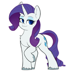 Size: 3264x3351 | Tagged: safe, artist:yoditax, derpibooru import, rarity, pony, unicorn, female, g4 mega collab, mare, raised hoof, raised leg, simple background, smug, solo, transparent background