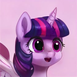 Size: 1024x1024 | Tagged: safe, artist:thisponydoesnotexist, derpibooru import, adorable face, cute, female, neural network, not twilight sparkle, pog, pogchamp, poggers, solo