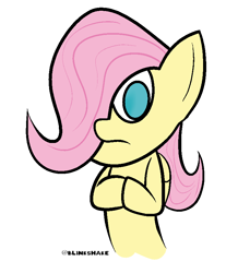 Size: 773x844 | Tagged: safe, artist:blinkshake, derpibooru import, fluttershy, pegasus, pony, g4