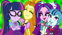 Size: 4500x2531 | Tagged: safe, artist:bigpurplemuppet99, derpibooru import, adagio dazzle, aria blaze, sci-twi, sonata dusk, twilight sparkle, equestria girls, rainbow rocks, the dazzlings