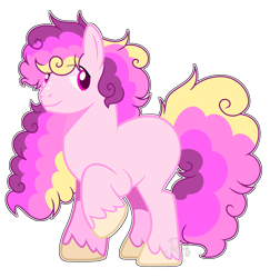 Size: 2132x2197 | Tagged: safe, artist:rainbows-skies, derpibooru import, oc, oc only, earth pony, pony, earth pony oc, eye clipping through hair, magical lesbian spawn, male, offspring, parent:rainbow dash, parent:sugar belle, raised hoof, raised leg, simple background, smiling, solo, stallion, transparent background, unshorn fetlocks