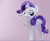 Size: 3840x3128 | Tagged: safe, artist:xppp1n, rarity, pony, unicorn, 3d, blender, blender cycles, female, lidded eyes, mare, raised hoof, raised leg, simple background, smiling, solo