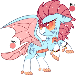 Size: 2607x2572 | Tagged: safe, artist:kurosawakuro, derpibooru import, oc, hybrid, base used, dragonling, interspecies offspring, magical lesbian spawn, offspring, parent:ocellus, parent:smolder, parents:smolcellus, simple background, solo, transparent background