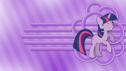 Size: 2732x1536 | Tagged: safe, artist:jeosadn, artist:piranhaplant1, derpibooru import, edit, twilight sparkle, unicorn twilight, pony, unicorn, cute, eyes closed, female, happy, rearing, twiabetes, vector, wallpaper, wallpaper edit