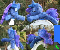 Size: 4794x3999 | Tagged: safe, artist:bastler, derpibooru import, princess luna, alicorn, pony, irl, photo, plushie, sleeping, solo