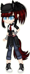 Size: 426x1045 | Tagged: safe, artist:fantarianna, derpibooru import, oc, oc only, equestria girls, clothes, converse, eyelashes, female, hat, pants, ponied up, shoes, simple background, smiling, solo, transparent background