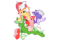 Size: 1500x1054 | Tagged: safe, artist:valkiria, derpibooru exclusive, derpibooru import, oc, oc only, oc:comment, oc:downvote, oc:favourite, oc:hide image, oc:upvote, alicorn, earth pony, pegasus, pony, unicorn, 2023 community collab, :p, ^^, alicorn oc, blushing, chest fluff, clothes, cute, derpibooru, derpibooru community collaboration, derpibooru ponified, ear fluff, ears, eyebrows, eyebrows visible through hair, eyes closed, female, glasses, grin, horn, lying down, mare, meta, ocbetes, pegasus oc, ponified, simple background, smiling, socks, striped socks, tail, tongue, tongue out, transparent background, two toned mane, two toned tail, unicorn oc, wings