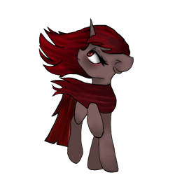 Size: 1500x1500 | Tagged: safe, artist:spookypati, derpibooru import, oc, oc only, pony, unicorn, 2022 community collab, derpibooru community collaboration, simple background, solo, transparent background, windswept mane