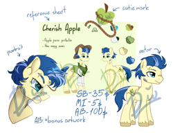 Size: 1778x1386 | Tagged: safe, artist:lambydwight, derpibooru import, oc, oc:cherish apple, earth pony, pony, adoptable