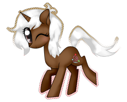 Size: 1924x1549 | Tagged: safe, artist:kaikururu, derpibooru import, oc, oc only, pony, unicorn, eyelashes, female, mare, one eye closed, simple background, solo, transparent background, wink