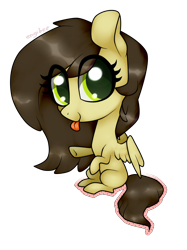 Size: 754x1009 | Tagged: safe, artist:kaikururu, derpibooru import, oc, oc only, pegasus, pony, :p, eyelashes, female, mare, pegasus oc, raised hoof, raised leg, simple background, solo, tongue, tongue out, transparent background, underhoof, wings