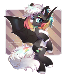 Size: 2395x2709 | Tagged: safe, artist:dedfriend, derpibooru import, oc, oc only, bat pony, pony, bat pony oc, solo