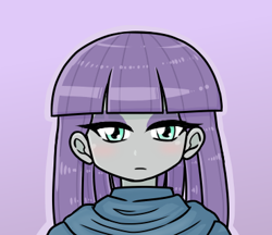 Size: 370x320 | Tagged: safe, alternate version, artist:batipin, derpibooru import, part of a set, maud pie, equestria girls, looking at you