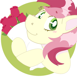Size: 1500x1500 | Tagged: safe, artist:dsstoner, roseluck, earth pony, pony, bouquet, female, flower, mare rose