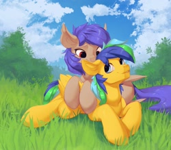 Size: 3000x2629 | Tagged: safe, artist:vistamage, derpibooru import, oc, oc only, pegasus, pony, biting, ear bite