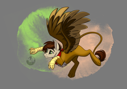 Size: 2388x1668 | Tagged: safe, artist:alrumoon_art, derpibooru import, oc, oc only, oc:swango, hippogriff, male, solo