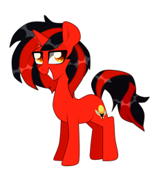 Size: 1860x2021 | Tagged: safe, artist:kaikururu, derpibooru import, oc, oc only, pony, unicorn, horn, male, simple background, solo, stallion, transparent background, unicorn oc