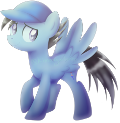 Size: 3600x3674 | Tagged: safe, artist:kimmyartmlp, derpibooru import, oc, oc only, pegasus, pony, baseball cap, cap, hat, male, pegasus oc, simple background, solo, spread wings, transparent background, wings