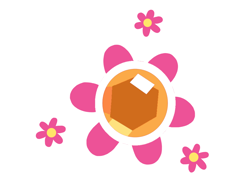 Size: 1024x768 | Tagged: safe, artist:dartielarkie, derpibooru import, gem blossom, g3, cutie mark, cutie mark only, flower, gem, no pony, simple background, transparent background, vector