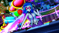 Size: 1920x1080 | Tagged: safe, artist:ratachu666, derpibooru import, dj pon-3, vinyl scratch, equestria girls, 3d, koikatsu, solo, turntable