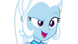 Size: 1920x1080 | Tagged: safe, derpibooru import, edit, edited screencap, screencap, trixie, better together, equestria girls, forgotten friendship, background removed, bikini, clothes, dreamworks face, not a vector, simple background, solo, swimsuit, transparent background