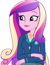 Size: 950x1234 | Tagged: safe, derpibooru import, edit, edited screencap, screencap, dean cadance, princess cadance, equestria girls, friendship games, background removed, not a vector, simple background, solo, transparent background