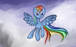 Size: 1920x1200 | Tagged: safe, artist:staremastershy, derpibooru import, rainbow dash, pegasus, pony, female, flying, mare, solo