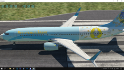 Size: 1366x768 | Tagged: safe, artist:fededash, artist:gradiusfanatic, derpibooru import, screencap, oc, oc only, oc:sunrise heaven, argentina, landing strip, logo, plane, resistencia brony, skin, windows, x-plane 11