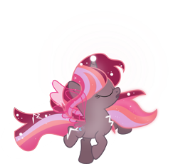 Size: 8681x7997 | Tagged: safe, artist:shootingstarsentry, derpibooru import, oc, oc:nightingale, pony, unicorn, absurd resolution, artificial wings, augmented, female, filly, foal, magic, magic wings, simple background, solo, transparent background, vector, wings