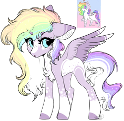 Size: 1519x1483 | Tagged: safe, artist:beamybutt, derpibooru import, oc, oc only, pegasus, pony, base used, chest fluff, colored hooves, duo, female, mare, multicolored hair, pegasus oc, rainbow hair, simple background, transparent background, wings