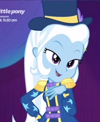 Size: 630x768 | Tagged: safe, derpibooru import, screencap, trixie, better together, equestria girls, spring breakdown, cropped