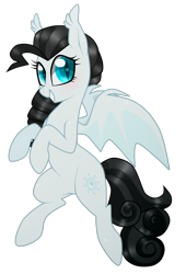 Size: 727x1071 | Tagged: safe, artist:kaikururu, derpibooru import, oc, oc only, bat pony, pony, bat pony oc, bat wings, eyelashes, female, grin, mare, rearing, simple background, slit eyes, smiling, solo, transparent background, wings