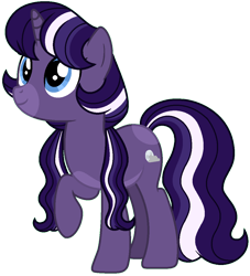Size: 1004x1108 | Tagged: safe, artist:camomiie, derpibooru import, oc, oc only, oc:dusk noire, pony, unicorn, base used, blue eyes, coat markings, facial markings, female, full body, hooves, horn, magical lesbian spawn, mare, multicolored mane, multicolored tail, offspring, parent:rarity, parent:twilight sparkle, parents:rarilight, raised hoof, raised leg, show accurate, simple background, smiling, snip (coat marking), solo, standing, tail, three quarter view, transparent background, unicorn oc
