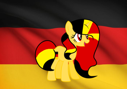 Size: 2937x2041 | Tagged: safe, artist:jxst-bleo, oc, pony, germany, nation ponies, ponified, solo