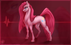 Size: 1280x813 | Tagged: safe, artist:copshop, derpibooru import, pinkie pie, pony, pinkamena diane pie, solo, watermark