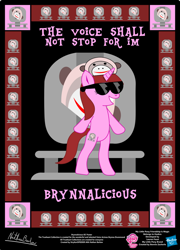 Size: 758x1054 | Tagged: safe, artist:strykarispeeder, derpibooru import, part of a set, oc, oc only, earth pony, pony, bipedal, brynna drummond, brynnalicious, female, mare, solo, sunglasses, twilightlicious