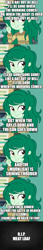 Size: 500x2896 | Tagged: safe, derpibooru import, edit, edited screencap, screencap, wallflower blush, better together, equestria girls, forgotten friendship, bat out of hell, comic, in memoriam, meat loaf, rest in peace, rock (music), screencap comic, singing, song reference