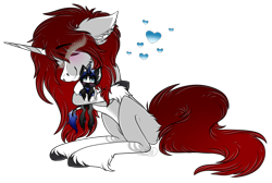 Size: 2686x1810 | Tagged: safe, artist:beamybutt, derpibooru import, oc, oc only, pony, unicorn, blushing, duo, ear fluff, ears, female, heart, holding a pony, horn, mare, micro, simple background, smiling, solo, transparent background, unicorn oc, unshorn fetlocks