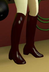 Size: 552x807 | Tagged: safe, derpibooru import, screencap, applejack, anthro, boots, legs, pictures of legs, riding boots, shoes