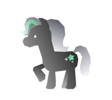 Size: 222x198 | Tagged: artist needed, safe, derpibooru import, oc, earth pony, pony, account creation, deviantart, official, ponified, raised hoof, raised leg, solo