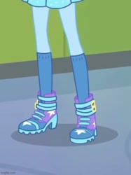 Size: 527x705 | Tagged: safe, derpibooru import, screencap, trixie, best trends forever, better together, equestria girls, clothes, cropped, legs, pictures of legs, shoes, socks