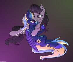 Size: 1478x1260 | Tagged: safe, artist:kirasunnight, derpibooru import, octavia melody, oc, oc:evening song, earth pony, pegasus, canon x oc, commission, commissioner:songcoyote, cute, duo, female, gradient background, lesbian, licking, pegasus oc, shipping, tongue, tongue out